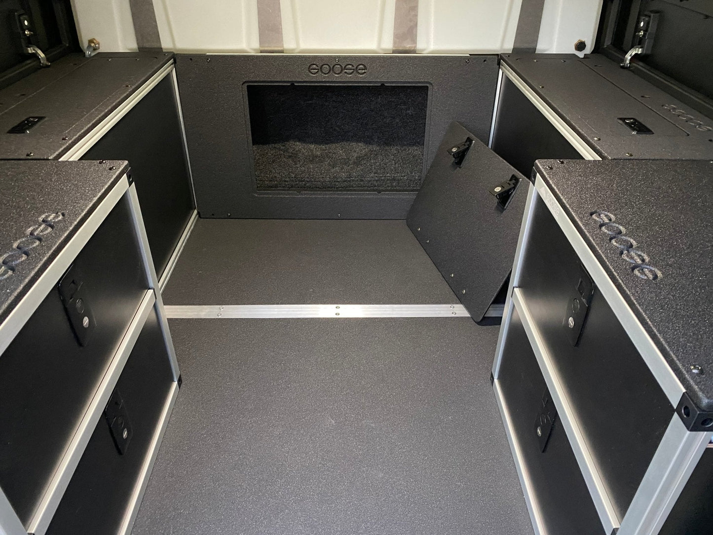 Goose Gear Alu-Cab Alu-Cabin Canopy Camper - Lower Bulkhead Panel - 22-3/4" Height