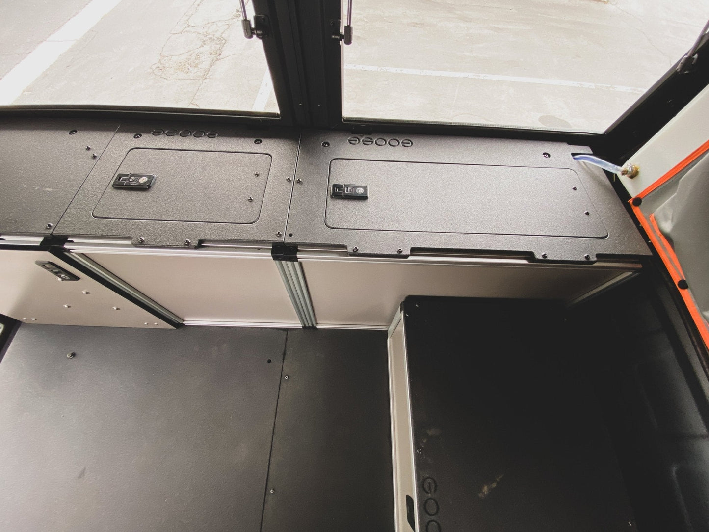 Alu-Cab Alu-Cabin Canopy Camper - Ram 2500 & 3500 2009-Present 4th & 5th Gen. - Front Utility Module - Goose Gear