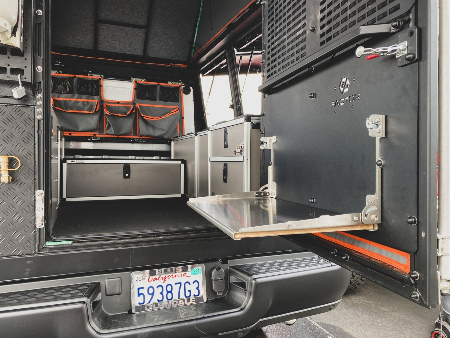 Alu-Cab Alu-Cabin Canopy Camper - Toyota Tundra 2007-2013 2nd Gen. - Bed Plate System - Goose Gear