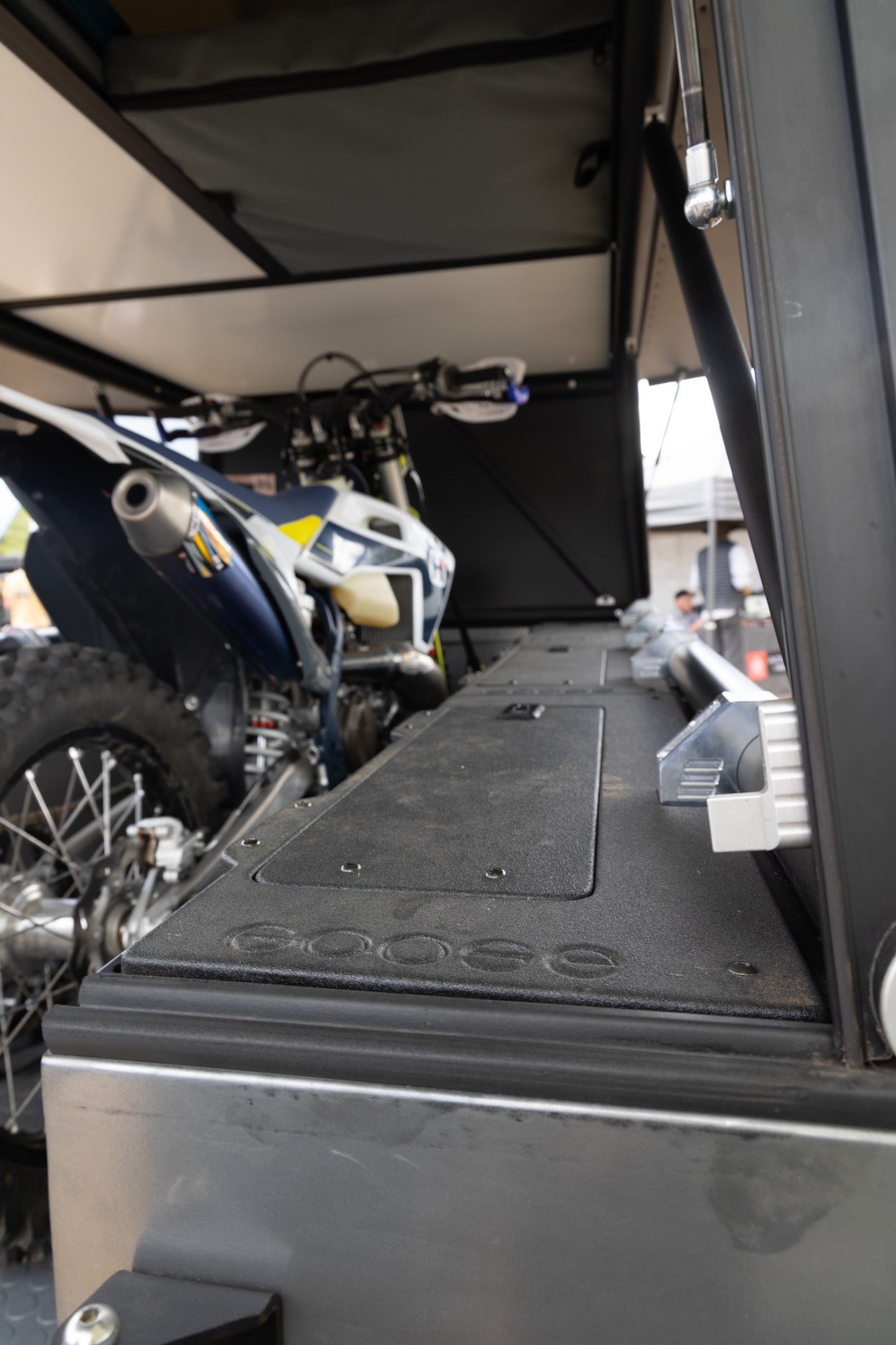 Rustic Mountain Overland Anzac GFC Moto Hauler - Passenger Side Utility Module Package - Goose Gear