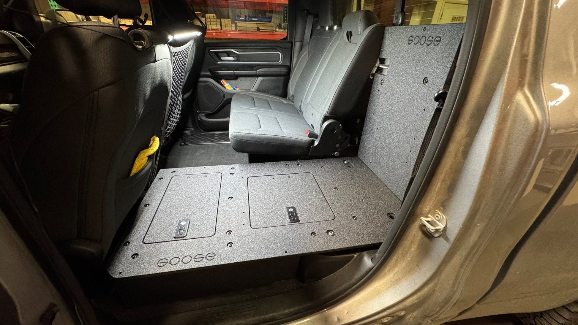 Goose Gear RAM - 1500 - 2019 - Present - 5th Gen. - Crew Cab - Explore Series - Second Row Seat Delete Plate System