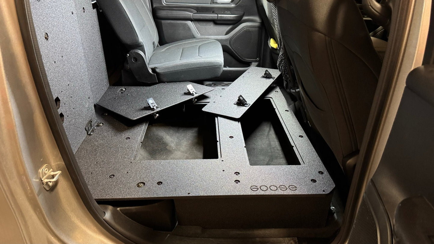 Goose Gear RAM - 1500 - 2019 - Present - 5th Gen. - Crew Cab - Explore Series - Second Row Seat Delete Plate System