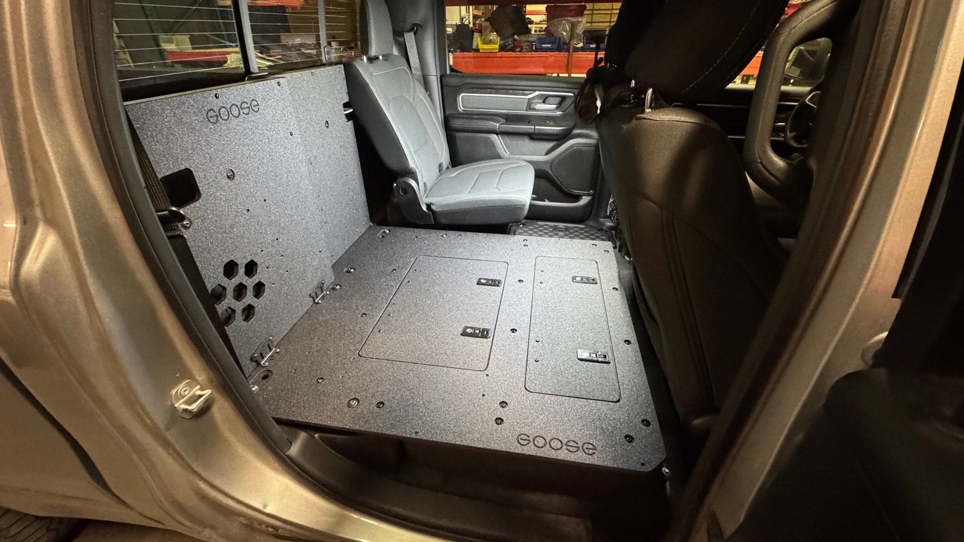 Goose Gear RAM - 1500 - 2019 - Present - 5th Gen. - Crew Cab - Explore Series - Second Row Seat Delete Plate System