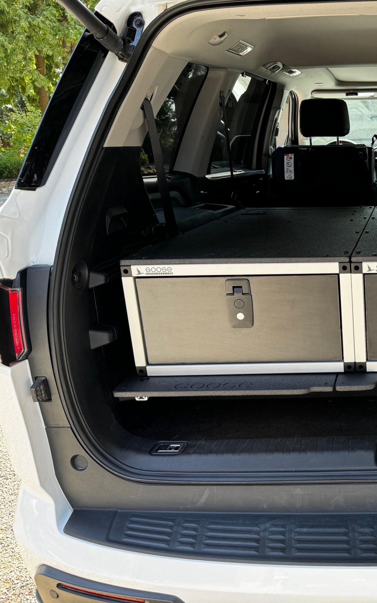 Goose Gear Toyota - Sequoia - 2023 - Present - 3rd Gen - Explore Series - Single Drawer - 19 - 3/16" Width x 38" Deep x 10" High - Drawer Module with Short Drawer 20" and Storage Space Behind Drawer