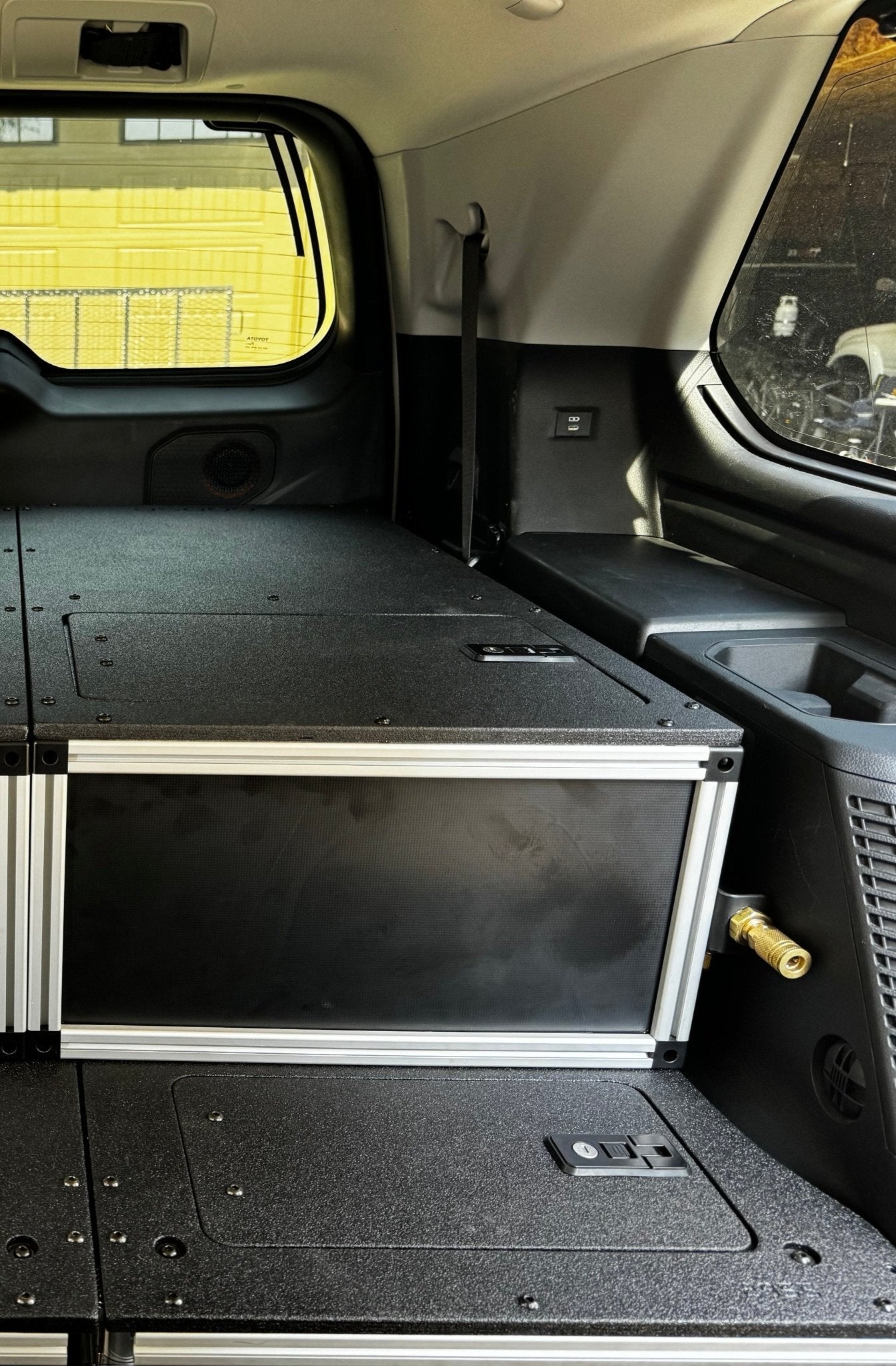 Goose Gear Toyota - Sequoia - 2023 - Present - 3rd Gen - Explore Series - Single Drawer - 19 - 3/16" Width x 38" Deep x 10" High - Drawer Module with Short Drawer 20" and Storage Space Behind Drawer