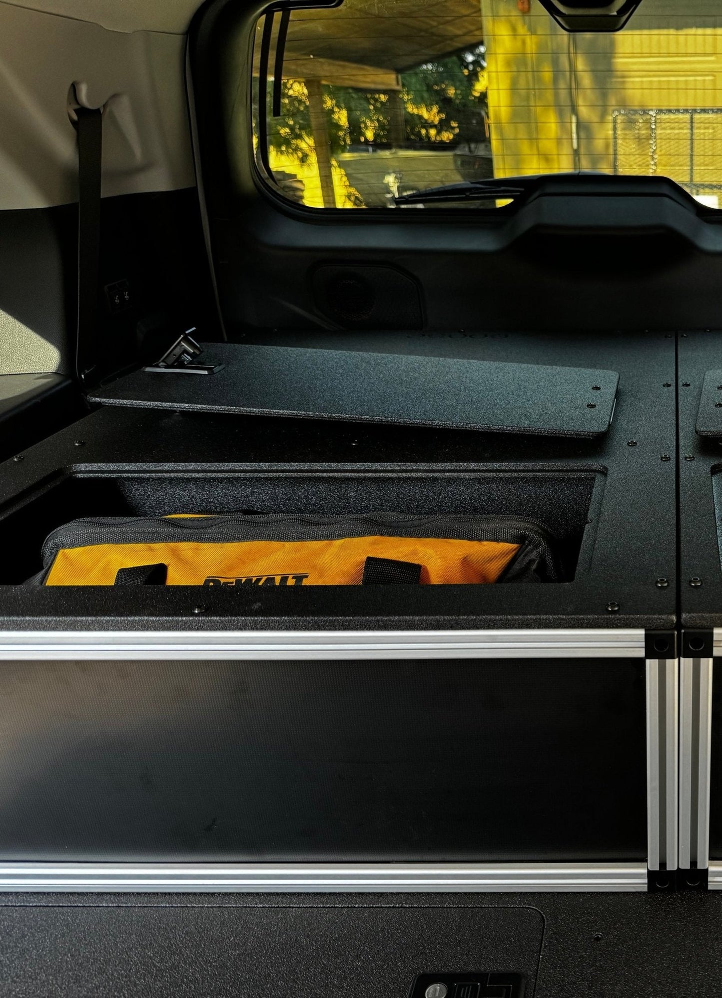 Goose Gear Toyota - Sequoia - 2023 - Present - 3rd Gen - Explore Series - Single Drawer - 28 - 3/16" Width x 38" Deep x 10" High - Drawer Module with Short Drawer 20" and Storage Space Behind