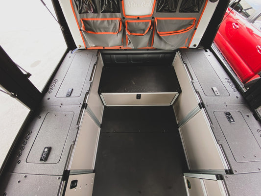 Alu-Cab Alu-Cabin Canopy Camper - Toyota Tundra 2022-Present 3rd Gen. - Front Utility Module - 6'5" Bed - Goose Gear