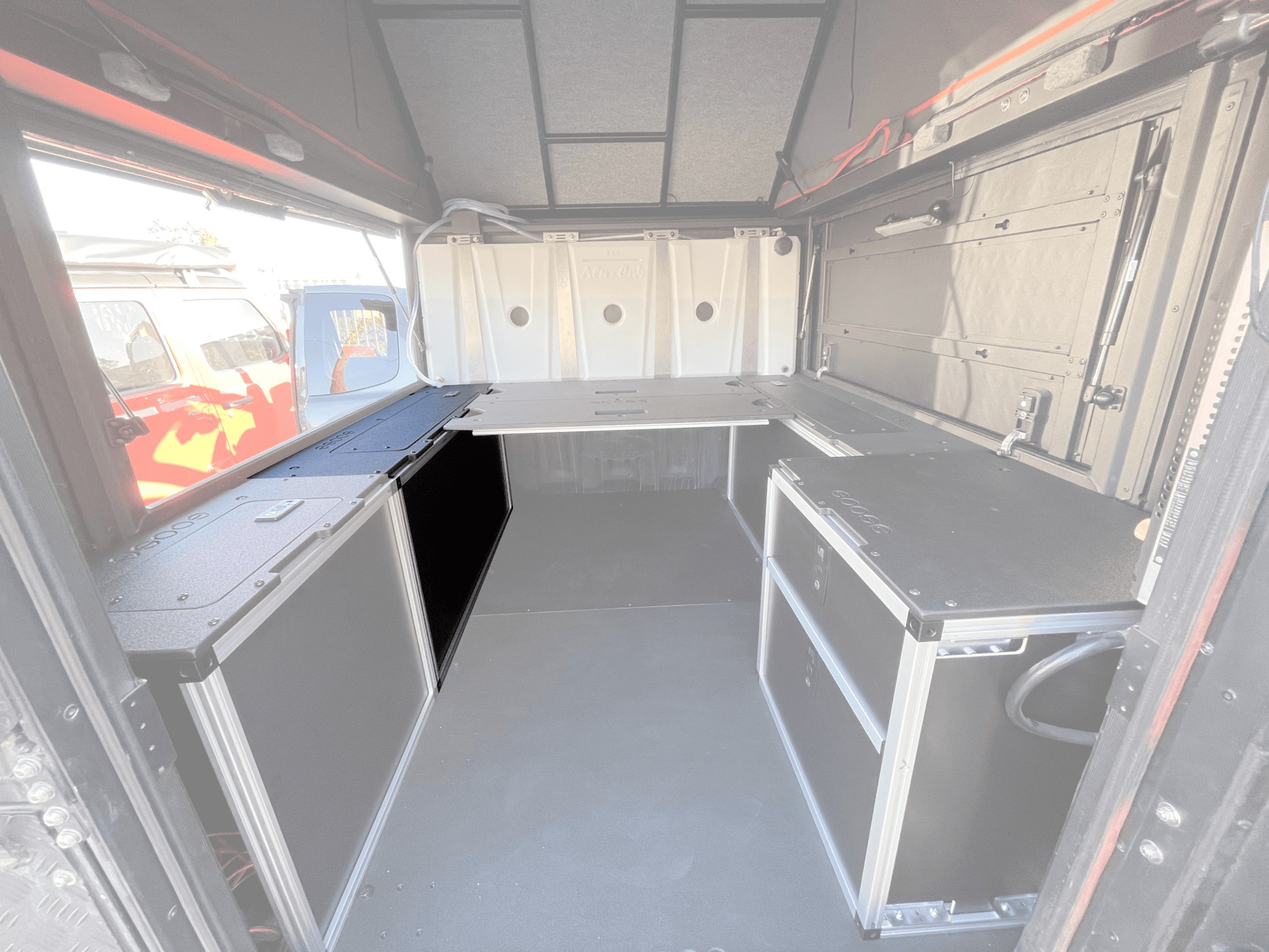 goose gear alu cab Goose Gear AluCab Canopy Camper V2 - Ford Ranger 2019-Present 4th Gen. - Front Utility Module