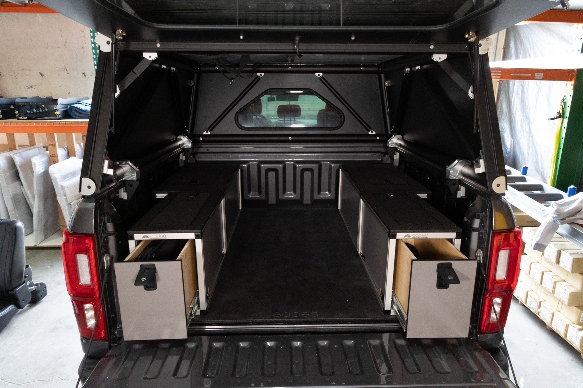 Goose Gear Camper System - Go Fast Camper - Midsize Truck - Passenger Side Package - 6Ft. Bed - Goose Gear