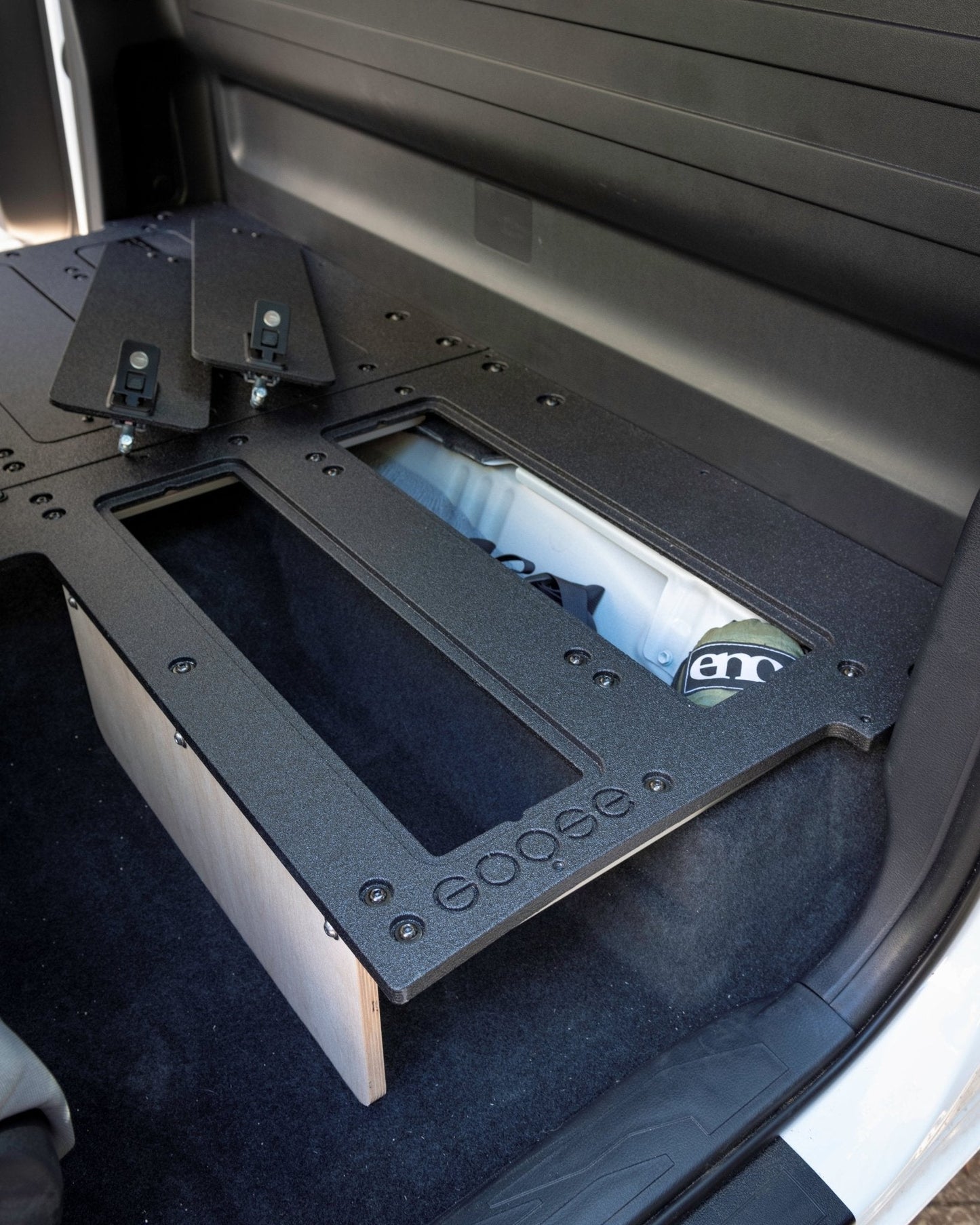 Goose Gear Toyota Tacoma 2016-Present 3rd Gen. Access Cab without Factory Seats - Second Row Seat Delete Plate System