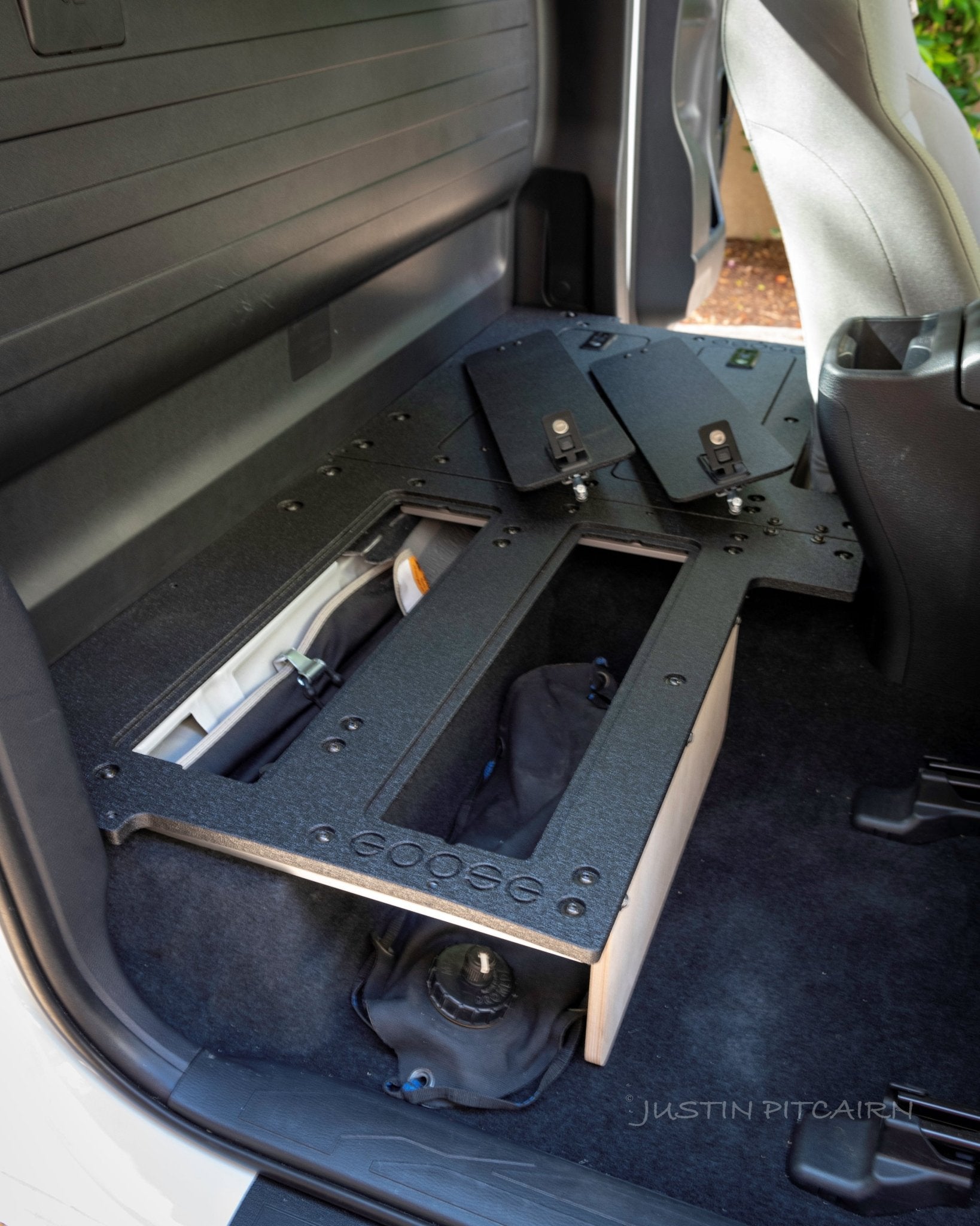 Goose Gear Toyota Tacoma 2016-Present 3rd Gen. Access Cab without Factory Seats - Second Row Seat Delete Plate System